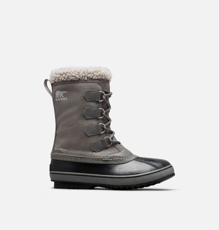 Mens Snow Boots Dark Grey - Sorel 1964 Pac™ Nylon - 856-NSUTWJ